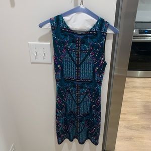 Mara Hoffman pointe camel print bodycon mini dress